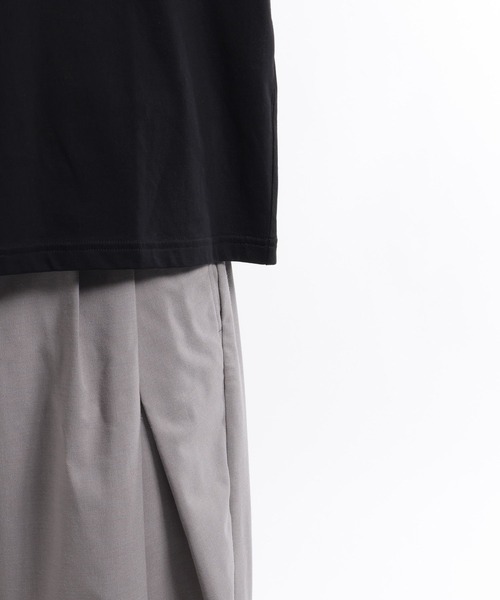 HARE（ハレ）の「【接触冷感】ユルネックBASICカット(HARE)（Tシャツ/カットソー・メンズ・ホワイト/ブラック/グレー/ブルー・SMALL/MEDIUM）」の21枚目の写真