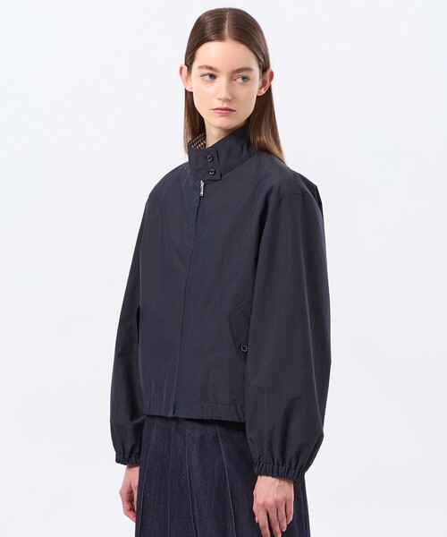 MACKINTOSH PHILOSOPHY(マッキントッシュ フィロソフィー)の「【RAWMARSH(ローマーシュ)】コットンポプリンブルゾン(ブルゾン・レディース・ブラウン/ダークネイビー・36/38)」の1枚目の写真