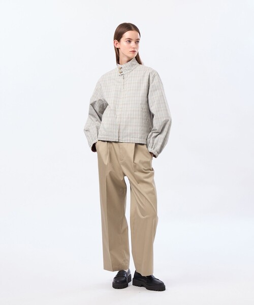 MACKINTOSH PHILOSOPHY(マッキントッシュ フィロソフィー)の「【RAWMARSH(ローマーシュ)】コットンポプリンブルゾン(ブルゾン・レディース・ブラウン/ダークネイビー・36/38)」の10枚目の写真