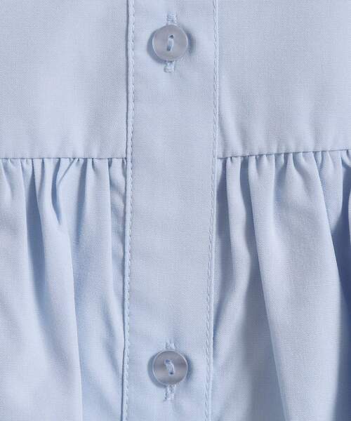 ITS'DEMO（イッツデモ）の「【洗濯機OK】バルーンヘムブラウス（シャツ/ブラウス・レディース・ライトイエロー系/オフホワイト/サックスブルー・00）」の11枚目の写真