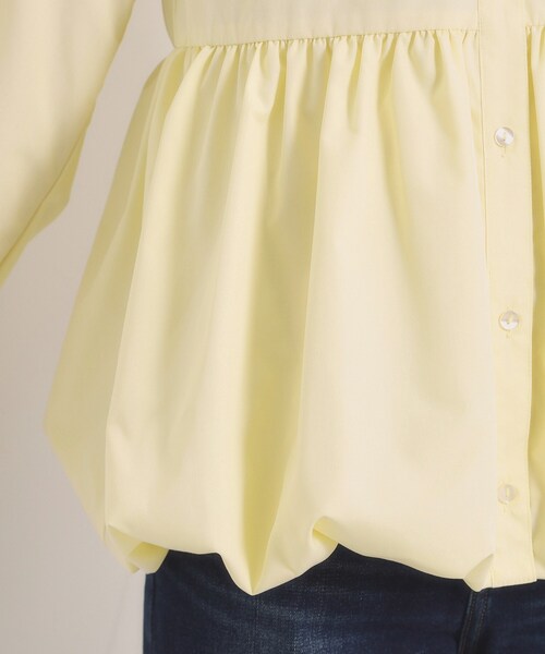 ITS'DEMO（イッツデモ）の「【洗濯機OK】バルーンヘムブラウス（シャツ/ブラウス・レディース・ライトイエロー系/オフホワイト/サックスブルー・00）」の21枚目の写真