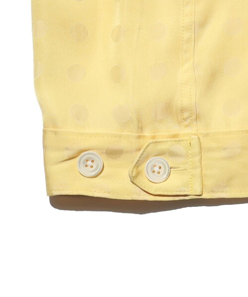 BEAMS PLUS(ビームスプラス)の「Cabana-SHT Cupro Dot Pattern(シャツ/ブラウス・メンズ・イエロー/ネイビー・MEDIUM/LARGE/X-LARGE/SMALL)」の7枚目の写真