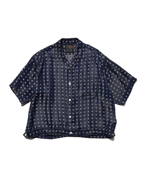 BEAMS PLUS(ビームスプラス)の「Cabana-SHT Cupro Dot Pattern(シャツ/ブラウス・メンズ・イエロー/ネイビー・MEDIUM/LARGE/X-LARGE/SMALL)」の18枚目の写真