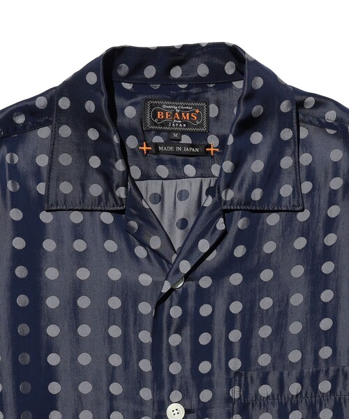 BEAMS PLUS(ビームスプラス)の「Cabana-SHT Cupro Dot Pattern(シャツ/ブラウス・メンズ・イエロー/ネイビー・MEDIUM/LARGE/X-LARGE/SMALL)」の19枚目の写真