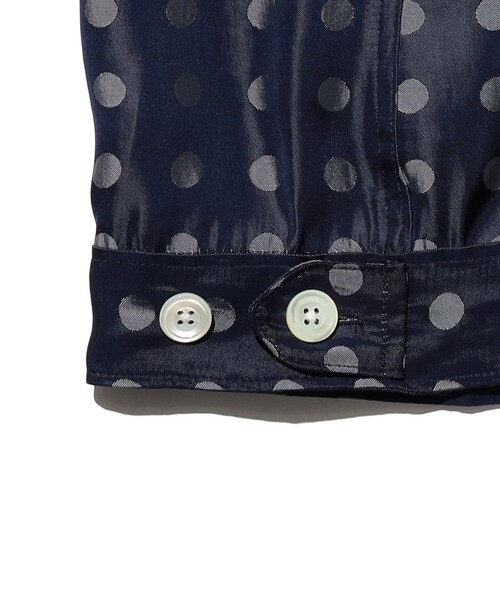 BEAMS PLUS(ビームスプラス)の「Cabana-SHT Cupro Dot Pattern(シャツ/ブラウス・メンズ・イエロー/ネイビー・MEDIUM/LARGE/X-LARGE/SMALL)」の21枚目の写真