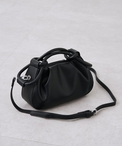 mystic(ミスティック)の「リングハンドルミニBAG(ハンドバッグ・レディース・ブラック/オフホワイト・ONE SIZE)」の8枚目の写真