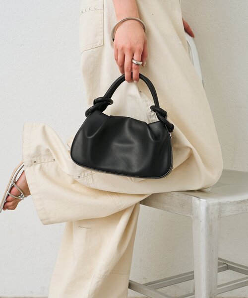 mystic(ミスティック)の「リングハンドルミニBAG(ハンドバッグ・レディース・ブラック/オフホワイト・ONE SIZE)」の13枚目の写真