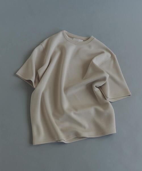 SENSE OF PLACE by URBAN RESEARCH（センスオブプレイスバイアーバンリサーチ）の「『一部WEB限定カラー』『接触冷感/速乾』ダンボールポンチショートスリーブTシャツ（Tシャツ/カットソー・メンズ・ライトベージュ/ブラック/イエロー/チャコールグレー/ブラウン/グリーン/ホワイト・LARGE/MEDIUM）」の5枚目の写真