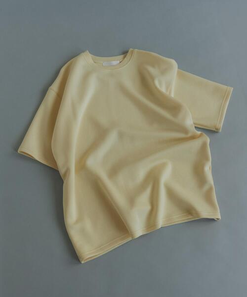 SENSE OF PLACE by URBAN RESEARCH（センスオブプレイスバイアーバンリサーチ）の「『一部WEB限定カラー』『接触冷感/速乾』ダンボールポンチショートスリーブTシャツ（Tシャツ/カットソー・メンズ・ライトベージュ/ブラック/イエロー/チャコールグレー/ブラウン/グリーン/ホワイト・LARGE/MEDIUM）」の7枚目の写真