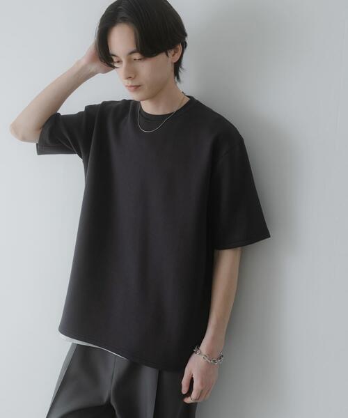 SENSE OF PLACE by URBAN RESEARCH（センスオブプレイスバイアーバンリサーチ）の「『一部WEB限定カラー』『接触冷感/速乾』ダンボールポンチショートスリーブTシャツ（Tシャツ/カットソー・メンズ・ライトベージュ/ブラック/イエロー/チャコールグレー/ブラウン/グリーン/ホワイト・LARGE/MEDIUM）」の15枚目の写真