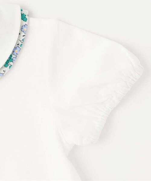 sense of wonder(センスオブワンダー)の「小花柄コンビブラウス(シャツ/ブラウス・キッズ・オフホワイト/ライトピンク・130cm/110cm/120cm/100cm/90cm/80cm)」の6枚目の写真