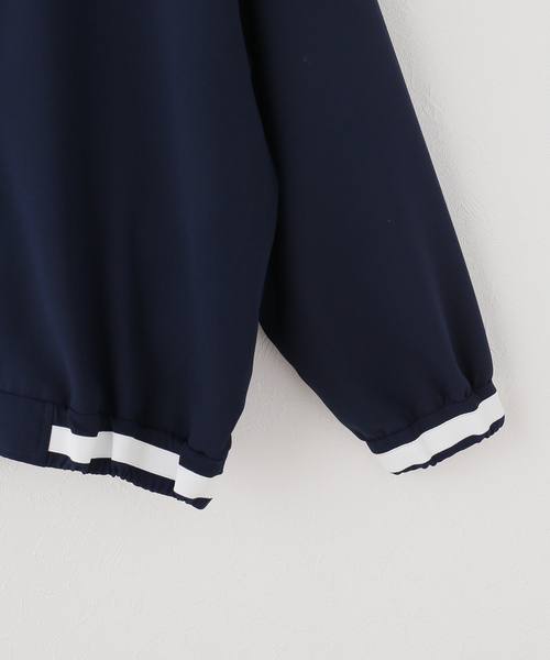 LAYAS(レイヤーズ)の「【LAYAS/レイヤーズ】 JERSEY BLOUSON(ブルゾン・レディース・ネイビー・FREE)」の3枚目の写真