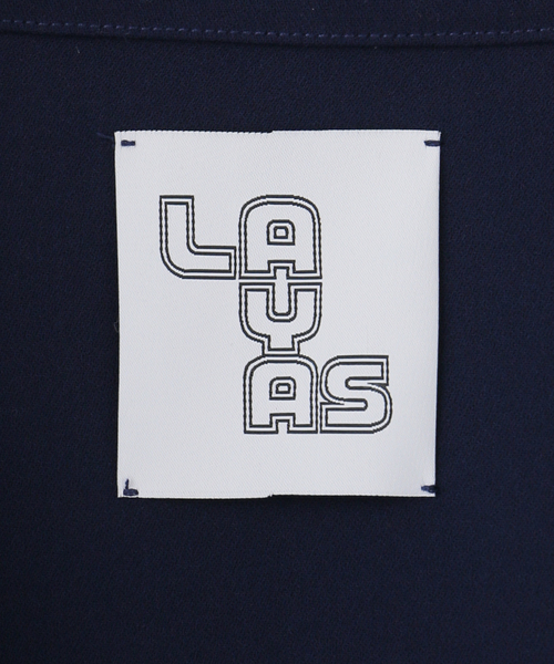 LAYAS(レイヤーズ)の「【LAYAS/レイヤーズ】 JERSEY BLOUSON(ブルゾン・レディース・ネイビー・FREE)」の7枚目の写真