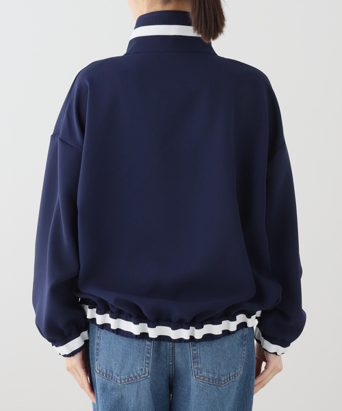 LAYAS(レイヤーズ)の「【LAYAS/レイヤーズ】 JERSEY BLOUSON(ブルゾン・レディース・ネイビー・FREE)」の12枚目の写真