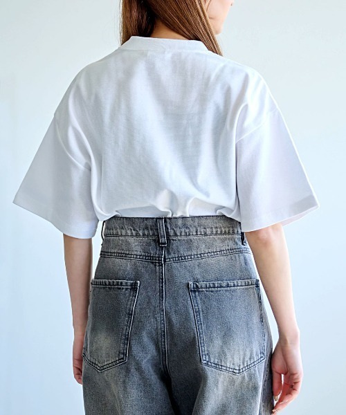 CONVERSE（コンバース）の「『CONVERSE/コンバース』フライスシューズEMB TEE（Tシャツ/カットソー・メンズ・ブラック系/ホワイト・M/L/LL）」の16枚目の写真