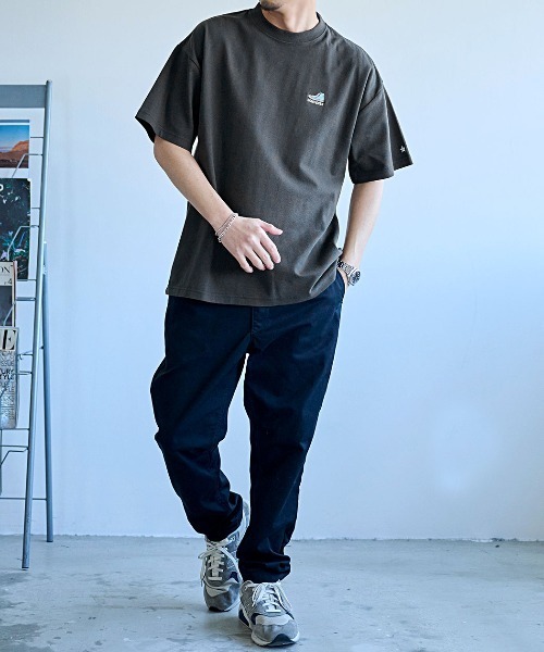 CONVERSE（コンバース）の「『CONVERSE/コンバース』フライスシューズEMB TEE（Tシャツ/カットソー・メンズ・ブラック系/ホワイト・M/L/LL）」の12枚目の写真