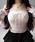 me+em select�i�~�[���Z���N�g�j�́u�y �Rcolor �z�t�����g���{�����[�X�V���[�g�L���~�\�[�� �^ front ribbon lace short camisole�i�L���~�\�[���j�v�b�s���N