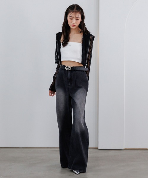 repipi armario(レピピ アルマリオ)の「【3WAY】チェーンショルダーチューブトップ(チューブトップ・キッズ・ブラック/オフホワイト・SMALL/MEDIUM/LARGE)」の20枚目の写真