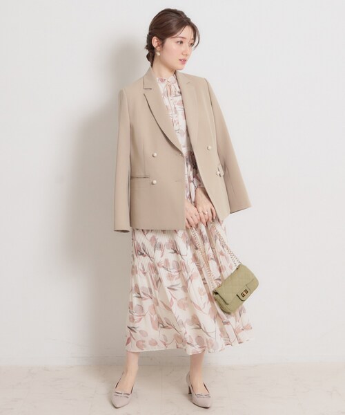 couture brooch（クチュールブローチ）の「スエード調ミニショルダーバッグ（ショルダーバッグ・レディース・ベージュ/ピンク系・00）」の4枚目の写真