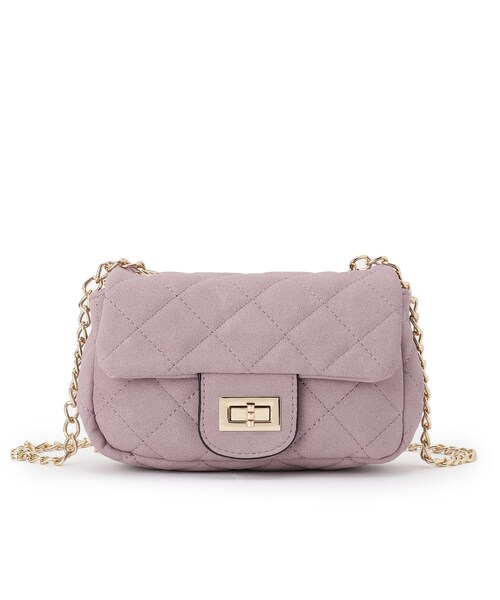 couture brooch（クチュールブローチ）の「スエード調ミニショルダーバッグ（ショルダーバッグ・レディース・ベージュ/ピンク系・00）」の8枚目の写真