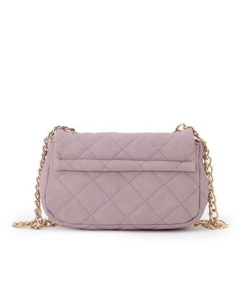 couture brooch（クチュールブローチ）の「スエード調ミニショルダーバッグ（ショルダーバッグ・レディース・ベージュ/ピンク系・00）」の10枚目の写真