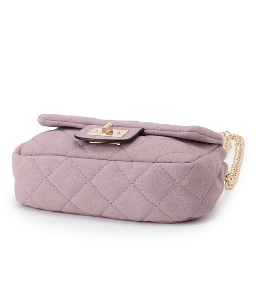 couture brooch（クチュールブローチ）の「スエード調ミニショルダーバッグ（ショルダーバッグ・レディース・ベージュ/ピンク系・00）」の11枚目の写真