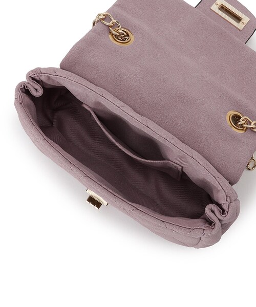 couture brooch（クチュールブローチ）の「スエード調ミニショルダーバッグ（ショルダーバッグ・レディース・ベージュ/ピンク系・00）」の12枚目の写真