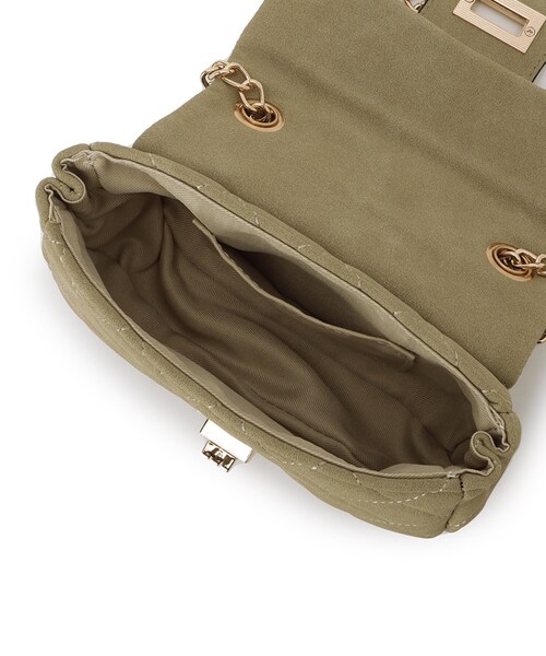 couture brooch（クチュールブローチ）の「スエード調ミニショルダーバッグ（ショルダーバッグ・レディース・ベージュ/ピンク系・00）」の13枚目の写真