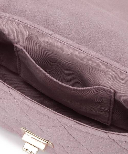 couture brooch（クチュールブローチ）の「スエード調ミニショルダーバッグ（ショルダーバッグ・レディース・ベージュ/ピンク系・00）」の15枚目の写真