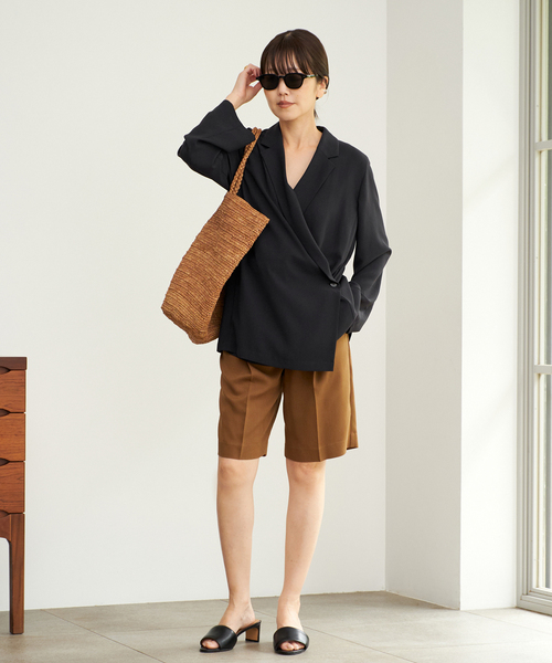 plage(プラージュ)の「《WEB限定追加》Cache Coeur ジャケット(その他アウター・レディース・ブラック・38/36)」の2枚目の写真