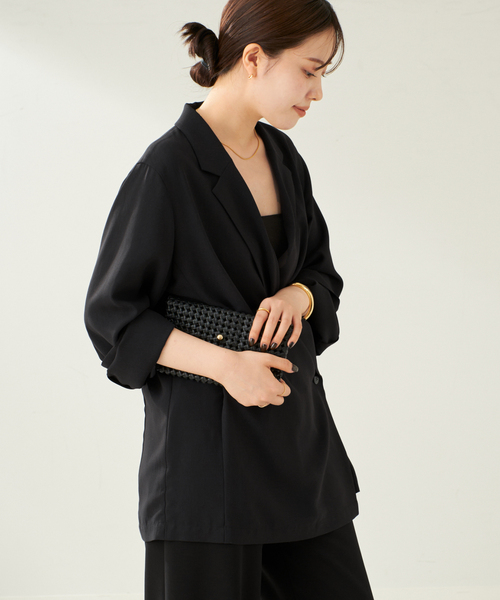 plage(プラージュ)の「《WEB限定追加》Cache Coeur ジャケット(その他アウター・レディース・ブラック・38/36)」の9枚目の写真