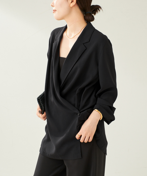 plage(プラージュ)の「《WEB限定追加》Cache Coeur ジャケット(その他アウター・レディース・ブラック・38/36)」の10枚目の写真