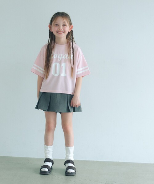 green label relaxing（グリーンレーベルリラクシング）の「【COOL CHIC GIRLS STYLE】プリーツ スカパン / キッズ  120cm-160cm（その他パンツ・キッズ・ダークグレー/ライトグレー・160cm/150cm/140cm/130cm/120cm）」の6枚目の写真