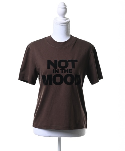 Narcissus（ナルシス）の「【Narcissus】モードロゴTシャツ（Tシャツ/カットソー・レディース・ホワイト/ブラウン・FREE）」の2枚目の写真