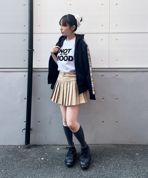 Narcissus（ナルシス）の「【Narcissus】モードロゴTシャツ（Tシャツ/カットソー・レディース・ホワイト/ブラウン・FREE）」の13枚目の写真