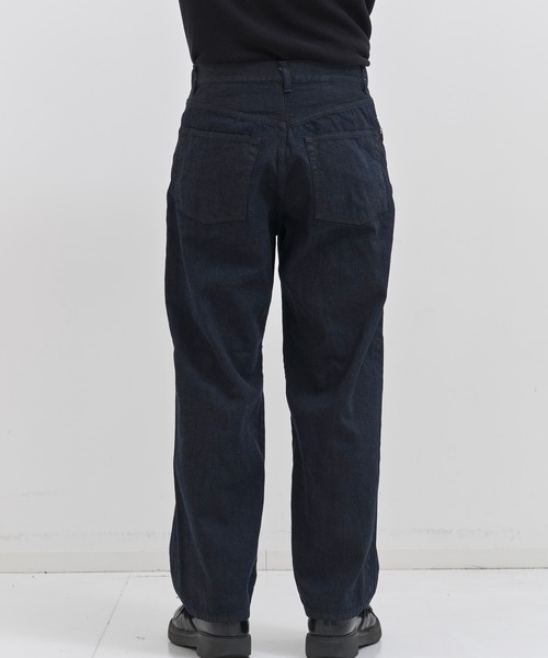 URU(ウル)の「WIDE PANTS(チノパンツ・メンズ・ブラック/ホワイト・1/2)」の12枚目の写真