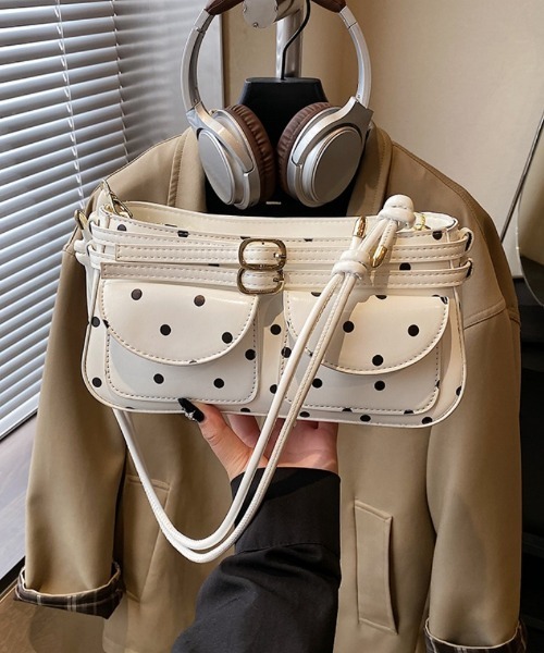 Ritzy(リッツィー)の「トッド柄ダブルベルトデザイン横長 ミニボストンバッグ(ボストンバッグ・レディース・ブラウン/ホワイト・FREE)」の22枚目の写真