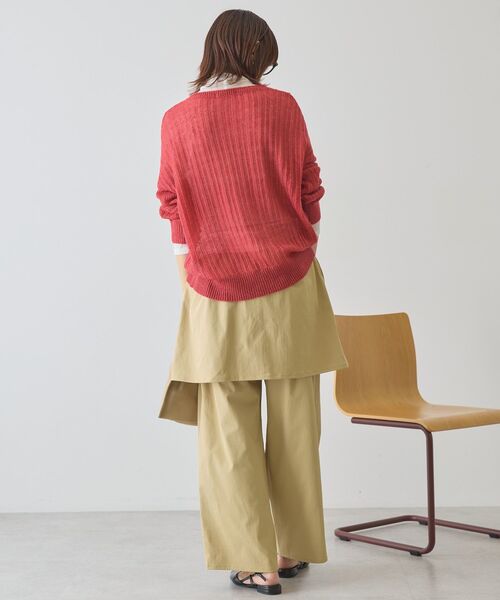 AMERICAN HOLIC（アメリカンホリック）の「【２点セット】レイヤードパンツ（その他パンツ・レディース・ベージュ/ブラック・L/M）」の18枚目の写真