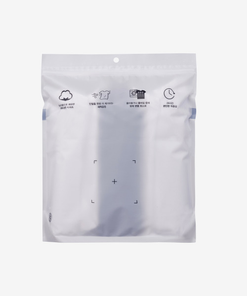 BASIC HOUSE（ベーシックハウス）の「[3PACK] UNI コットンラウンドネック半袖Tシャツ3パック LATS0127（Tシャツ/カットソー・レディース・ブラック/ホワイト・100/105/110/115/85/90/95/120）」の4枚目の写真
