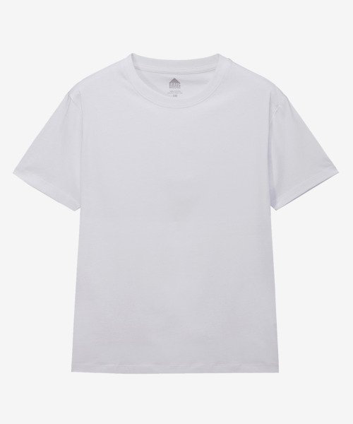 BASIC HOUSE（ベーシックハウス）の「[3PACK] UNI コットンラウンドネック半袖Tシャツ3パック LATS0127（Tシャツ/カットソー・レディース・ブラック/ホワイト・100/105/110/115/85/90/95/120）」の16枚目の写真