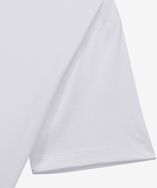BASIC HOUSE（ベーシックハウス）の「[3PACK] UNI コットンラウンドネック半袖Tシャツ3パック LATS0127（Tシャツ/カットソー・レディース・ブラック/ホワイト・100/105/110/115/85/90/95/120）」の20枚目の写真