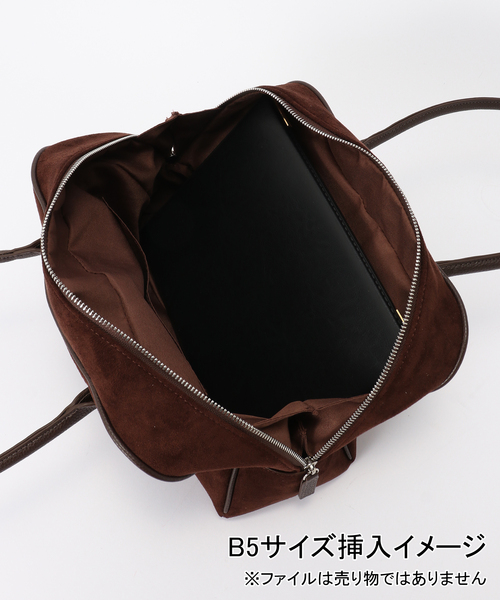 VELETTO(ベレット)の「【WEB+一部店舗限定】VELETTO / ベレット コンビボストンバッグ(ショルダーバッグ・レディース・ブラウン/キャメル・FREE)」の6枚目の写真