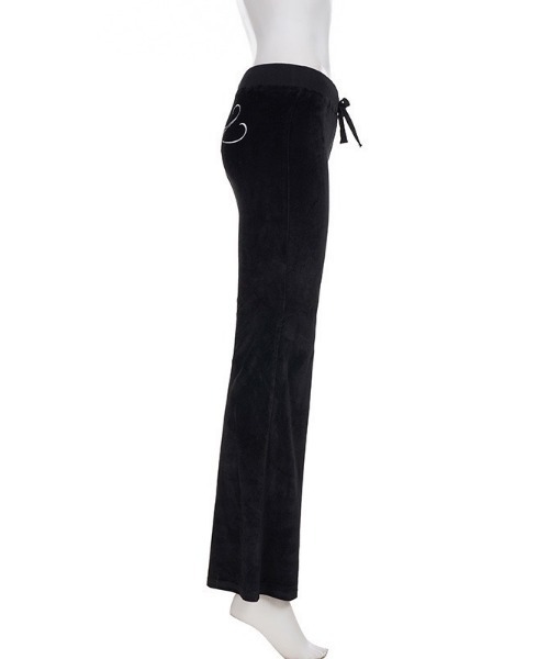 NANEA(ナネア)の「星柄プリントベロアフレアパンツ(スウェットパンツ・レディース・ブラック・LARGE/MEDIUM)」の14枚目の写真