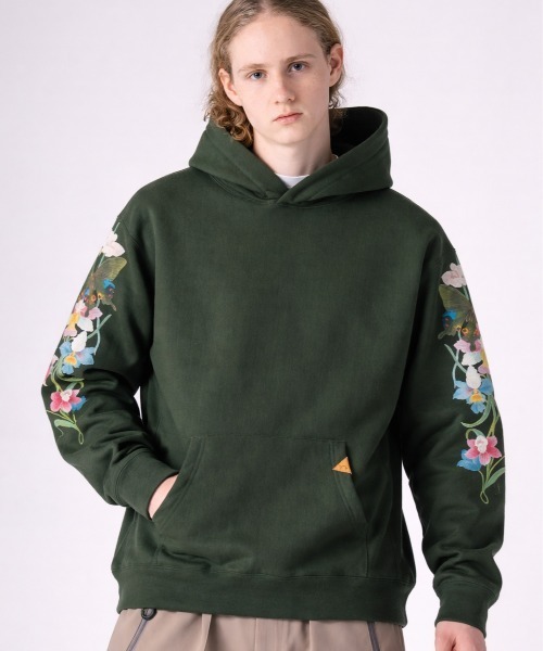 rehacer : Botanical Line Hoodie / ボタニカル ラインフーディー