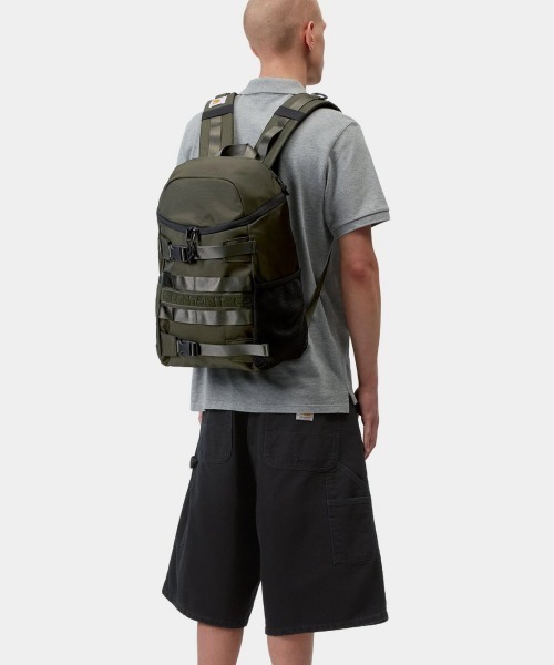 Carhartt WIP(カーハートダブリューアイピー)の「Carhartt WIP PRESCOTT BACKPACK(カーハートワークインプログレス プレスコットバックパック)(バックパック/リュック・メンズ・オリーブ系/ブラック・ONE SIZE)」の3枚目の写真