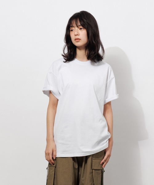 Knuu(ヌウ)の「6.7oz Basic T-Shirt(Tシャツ/カットソー・メンズ・モカ/ダークグリーン系/ブラック/ブルー系その他2/グレー系その他/ダークネイビー/ブラウン/ホワイト/イエロー/ラベンダー/ブルー系その他・XX-LARGE/SMALL/X-SMALL/LARGE/MEDIUM/X-LARGE)」の13枚目の写真