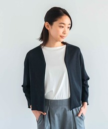 sept septieme（セットセッティエーム）の「ペーパーヤーンライトニットカーディガン（カーディガン/ボレロ）」
