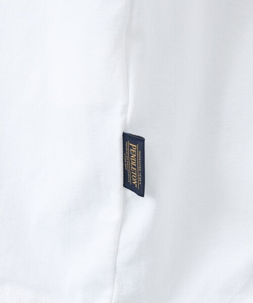 PENDLETON(ペンドルトン)の「【PENDLETON/ペンドルトン】カルキュロ バックプリント 半袖Tシャツ / ユニセックス(Tシャツ/カットソー・メンズ・オフホワイト/カーキ/サックスブルー/ブラック/スモークピンク・L/M)」の15枚目の写真