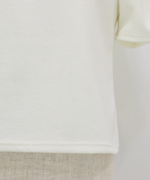 BLUEEAST(ブルーイースト)の「エンブロイダリーレースカットソー(Tシャツ/カットソー・レディース・ブラック/アイボリー・MEDIUM)」の7枚目の写真