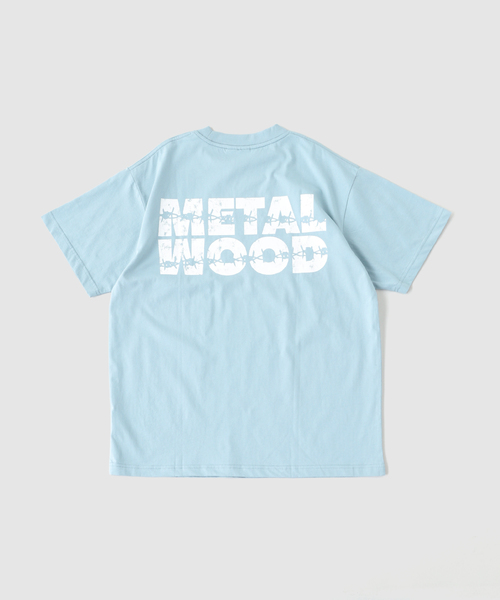 WISM（ウィズム）の「Metalwood Studio / メタルウッド スタジオ FREE METALWOOD T-SHIRT（Tシャツ/カットソー・メンズ・ブラック/ライトブルー・MEDIUM/LARGE）」の3枚目の写真